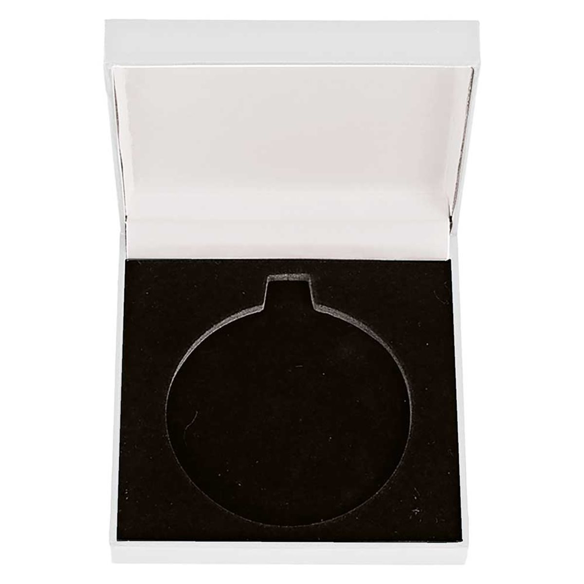 White Leatherette Medal Box Available in 1 Size MB25231