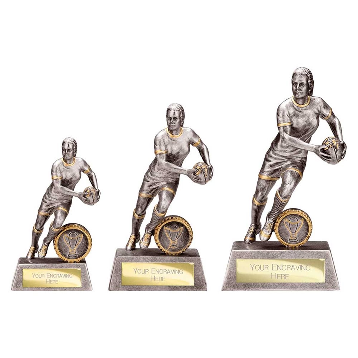 Rugby Stormer Female Resin Award RF25124