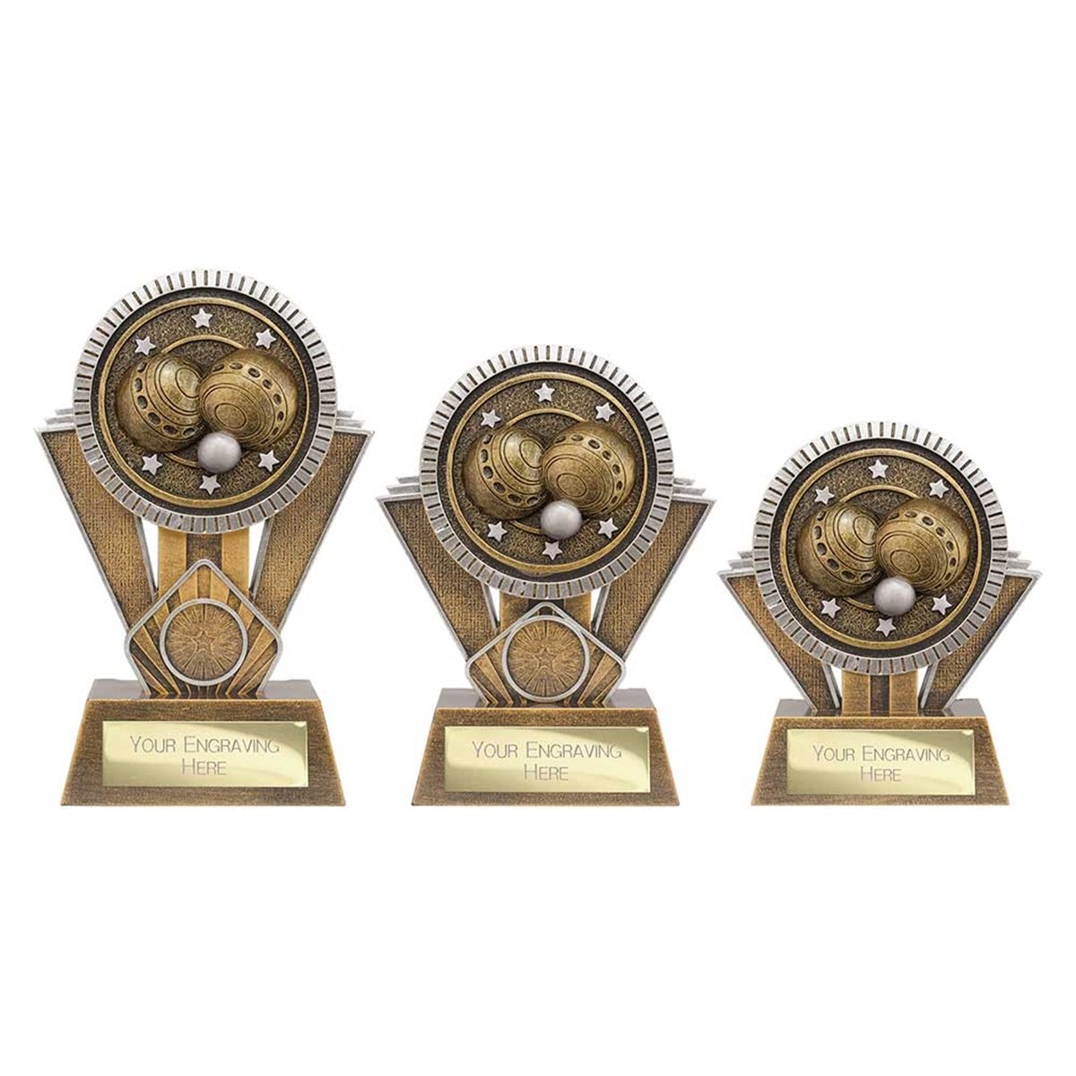 Lawn Bowls Apex Series Resin Trophy PM24162