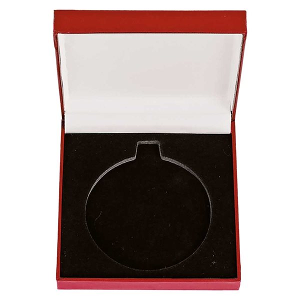 Red Leatherette Medal Box Available in 1 Size MB25230