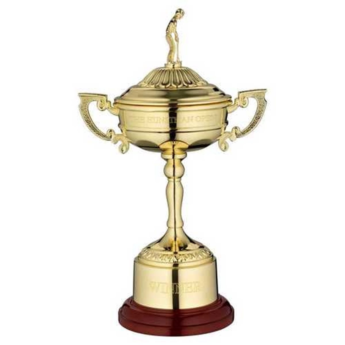 Gold Golf Cup with Handles RC01G