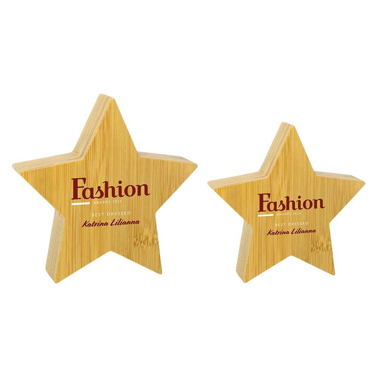 Bamboo Star Shaped Award BB25314