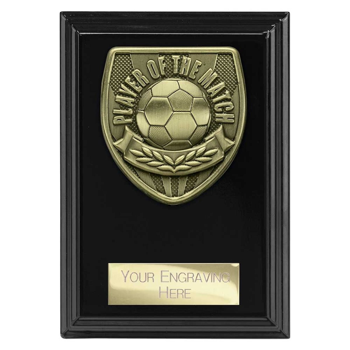 Player Of The Match Black Cobra Plaque PL25113