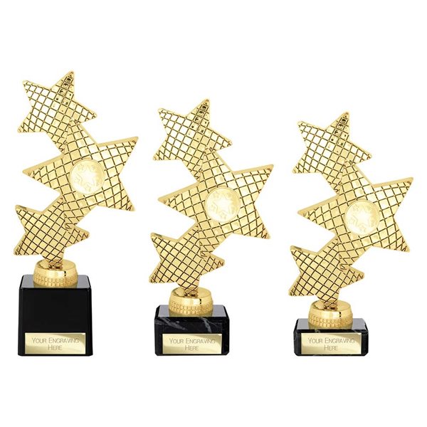 Gold Premium Star Award on Marble Base TR25590