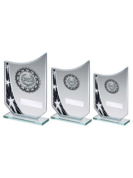 Glass Awards with Plate Engraving