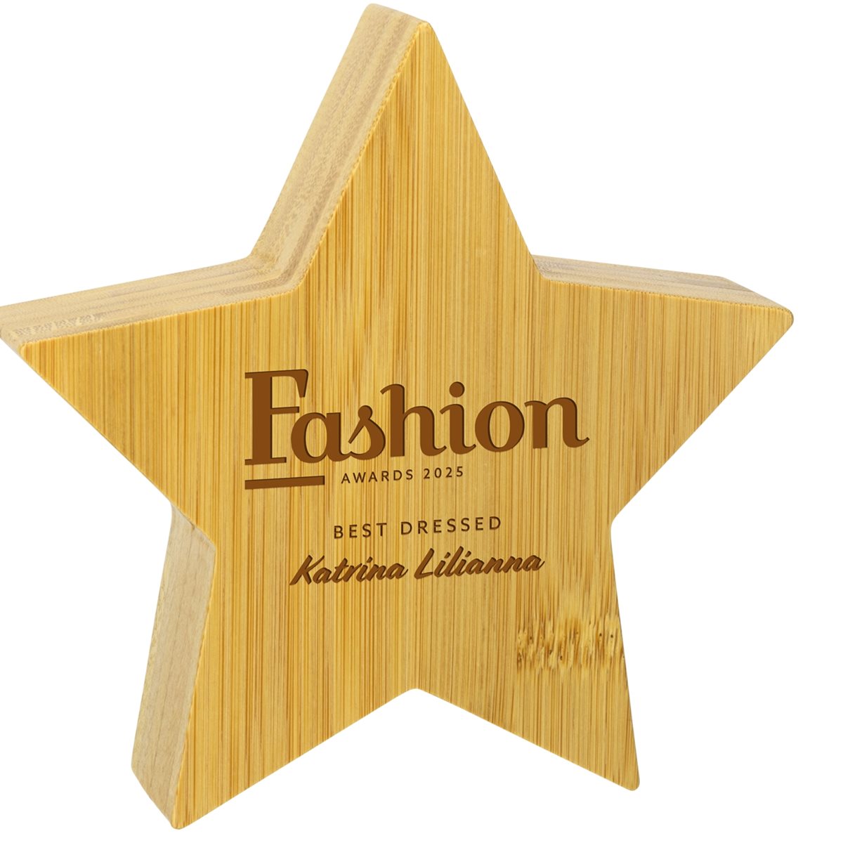 Bamboo Star Shaped Award BB25314