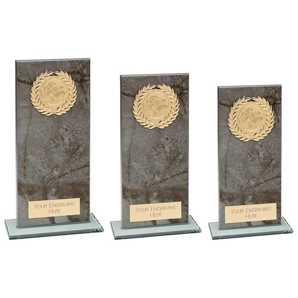 Glass Marble Award with Wreath CR24586