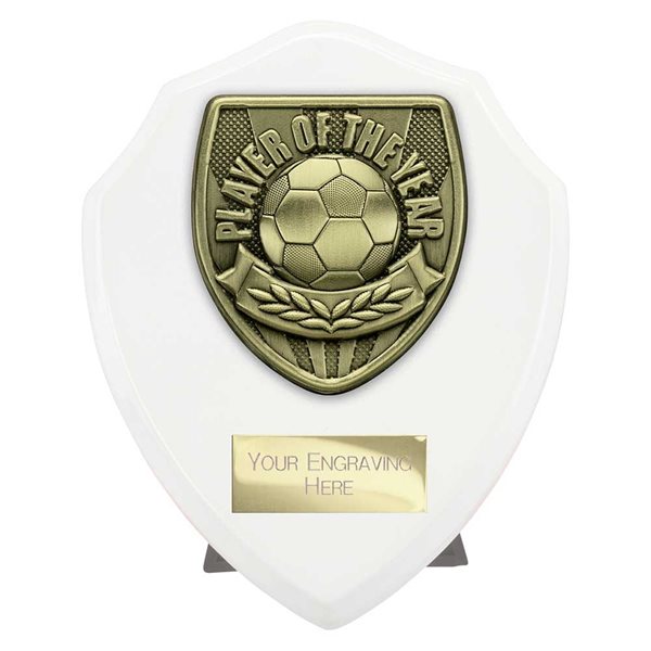 Player Of The Year White Cobra Shield PT25111