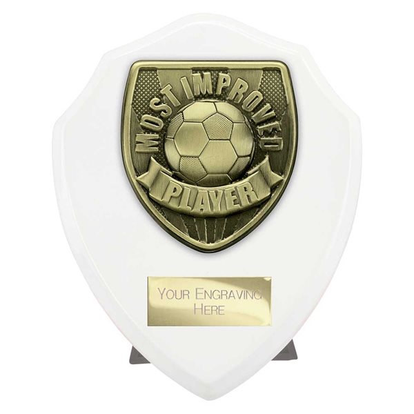 Most Improved Player White Cobra Shield PT25107