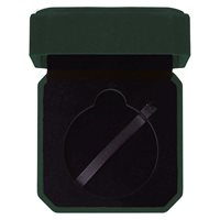 Green Velour Medal Box Fits 60mm Medal MB25234B