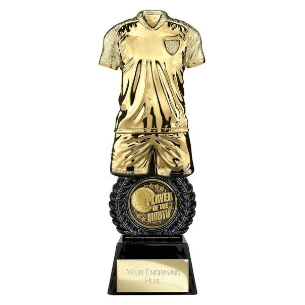 Intensity Gold & Black Player of the Month Football Trophy PT25056