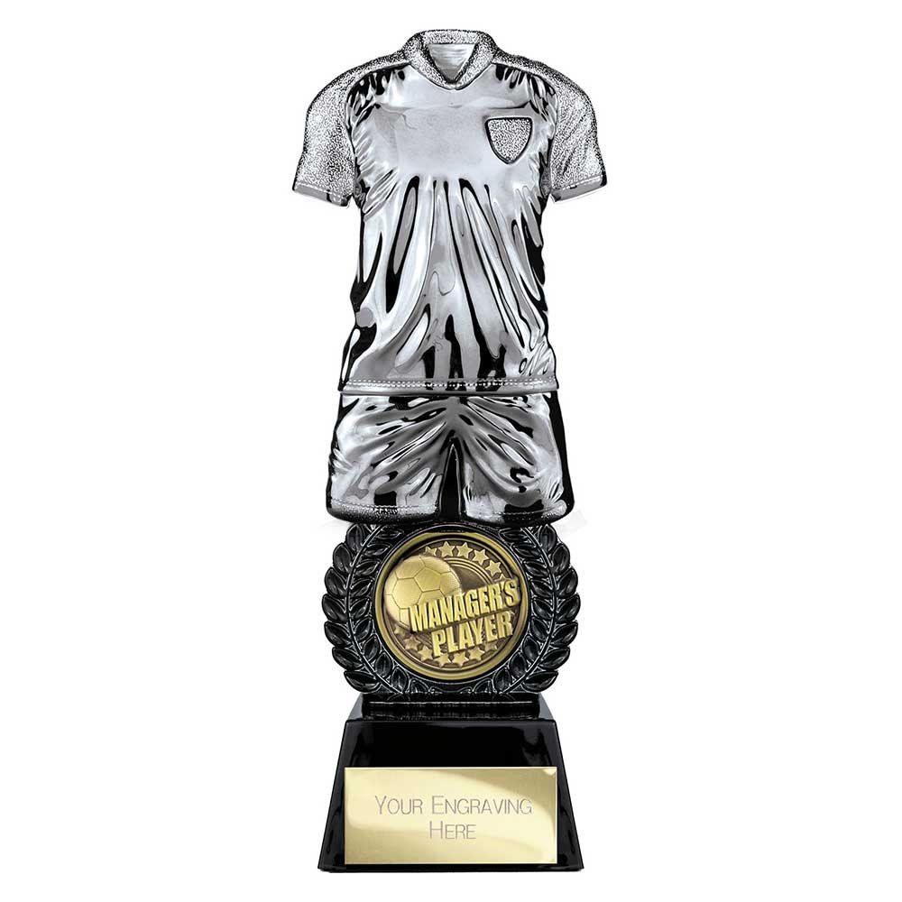 Intensity Silver & Black Manager's Player Football Trophy PC25051