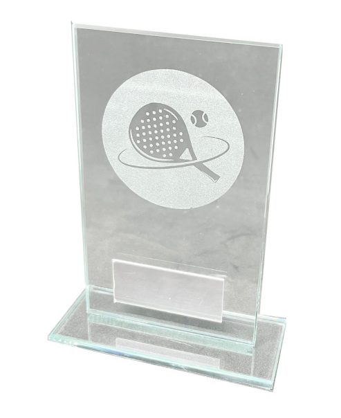 Padel Clear Glass Award 5mm Thick CR15080