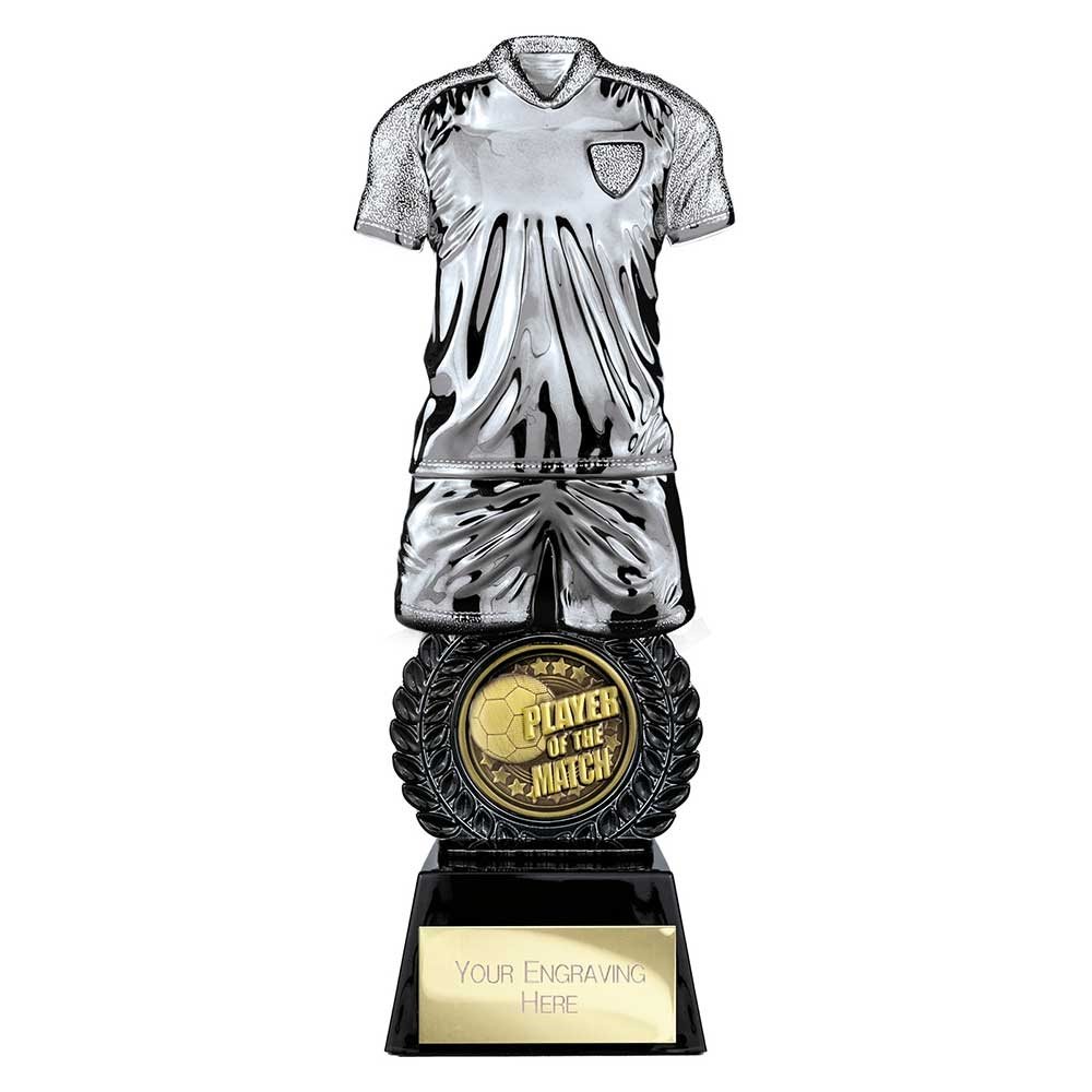Intensity Silver & Black Player of the Match Football Trophy PC25055