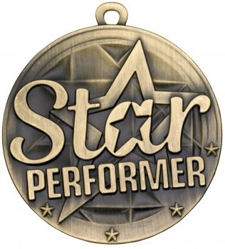 50mm Star Performer Medal G855