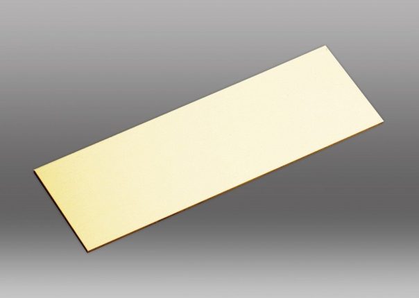 Engraved Plate - Gold