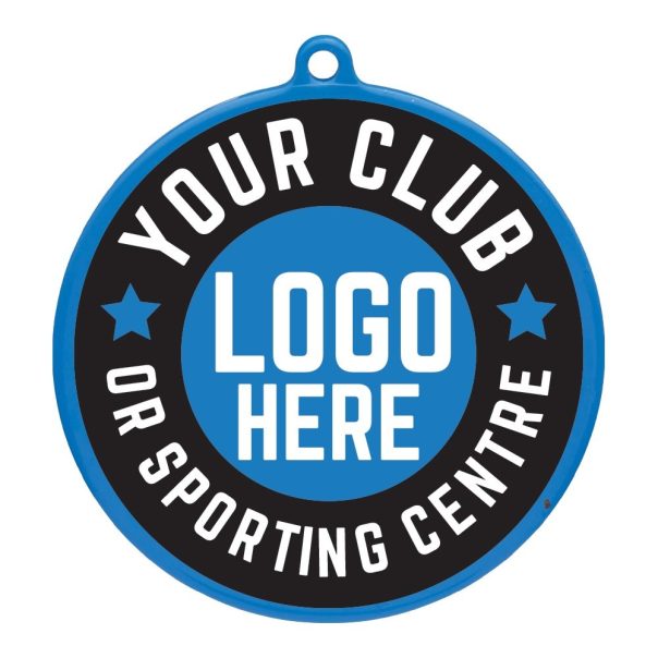 Coloured 55mm Custom Medal with your Logo