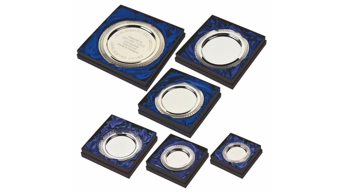 Silver Plated Salver in Presentation Case 636