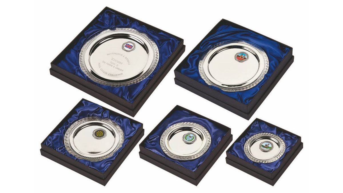 Silver Plated Salver in Presentation Case 637