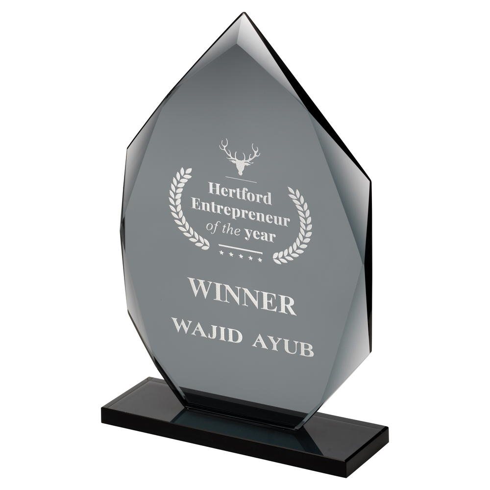 Smoked Glass Award - 10mm thick (SM02)