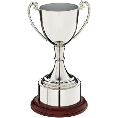 Silver Nickel Plated Cup on Round Plinth Band NC2