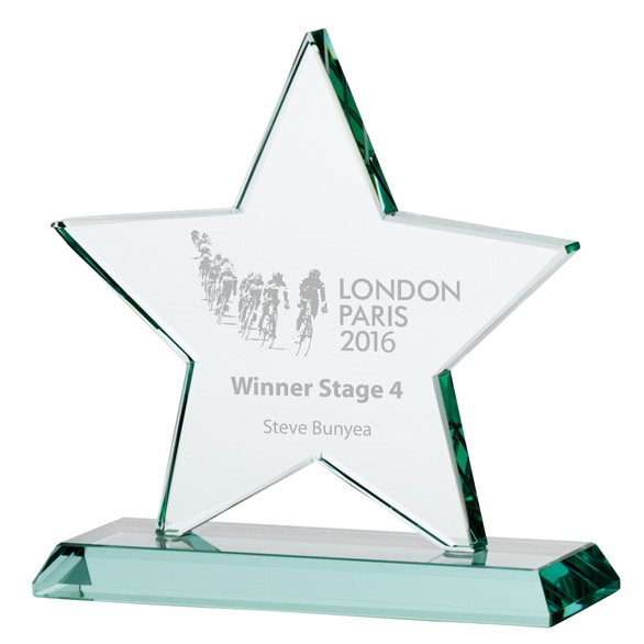 Star Jade Glass Award – 12 mm Thick (CR16135)