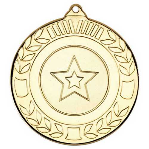 50mm Wreath Medal M35G in Gold, Silver and Bronze