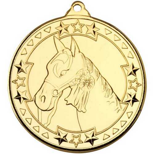 Horse 50mm Medal in Gold, Silver & Bronze M92