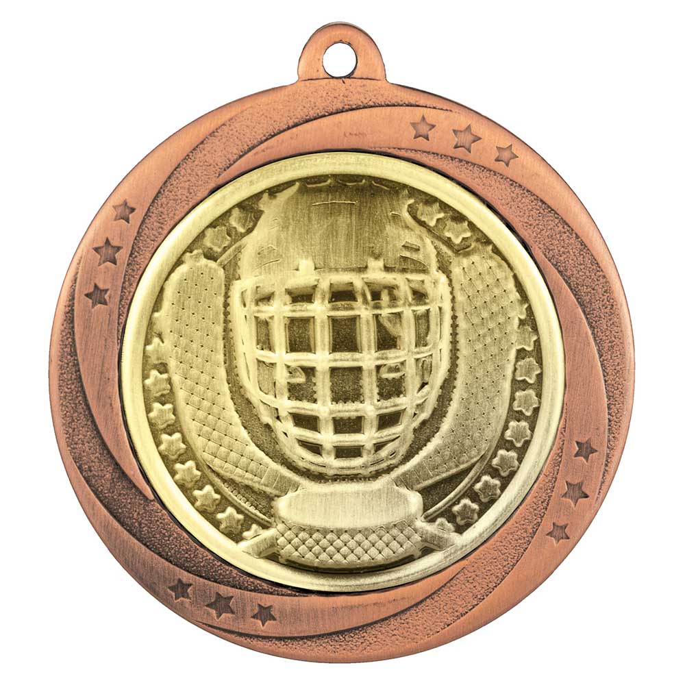 Superstar 60mm Ice Hockey Medal in Gold, Silver & Bronze MM25064 – MM25064B