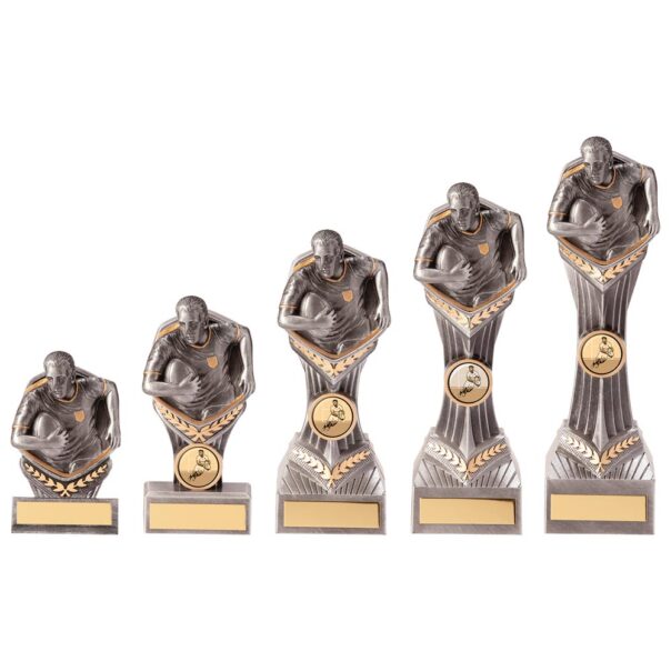 Falcon Silver Male Rugby Trophy PA20036