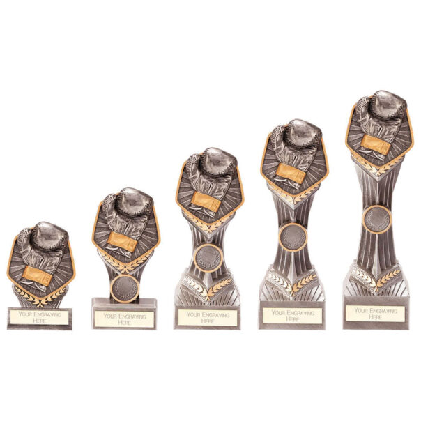 Falcon Silver Boxing Glove Trophy PA22052