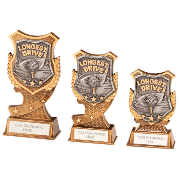 Titan Longest Drive Golf Resin Trophy PA22072