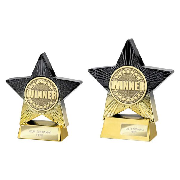 Winner Superstar Gold & Black Trophy PA25166