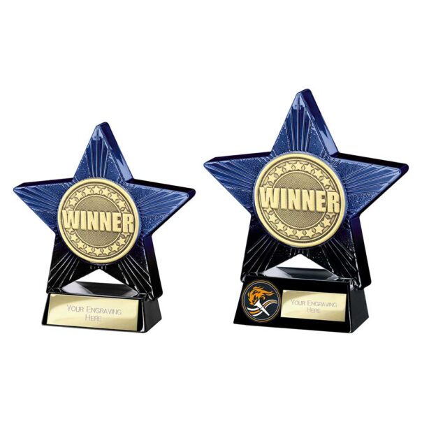 Winner Superstar Blue & Black Trophy PM25166