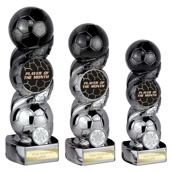 Hat-trick Strike Player of the Month Football Trophy PM25374